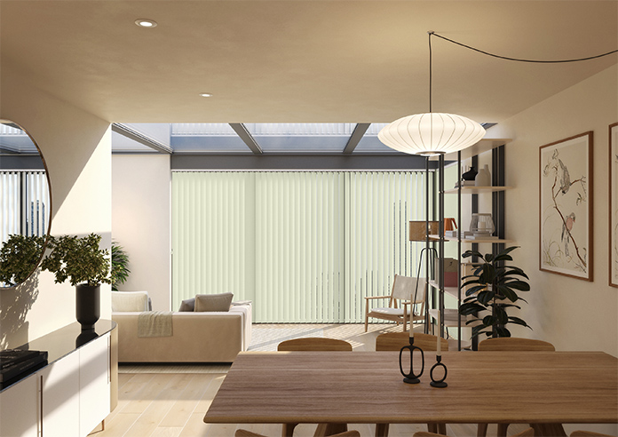 Trinity (Blackout), Ivory - Vertical Blind - Image 8